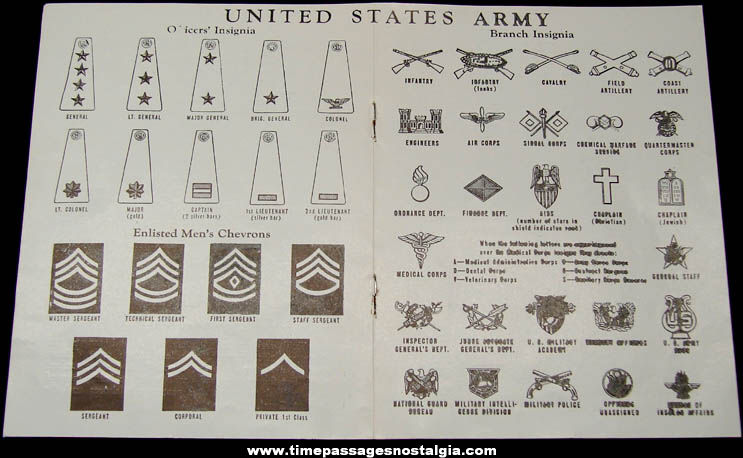 1941 Young America United States Army Kit Advertising Booklet
