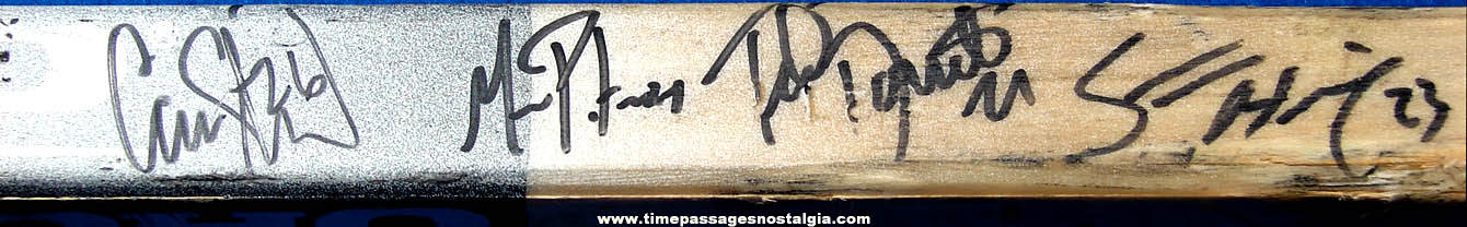1995 - 1996 Boston Bruins Hockey Team Autographed Hockey Stick