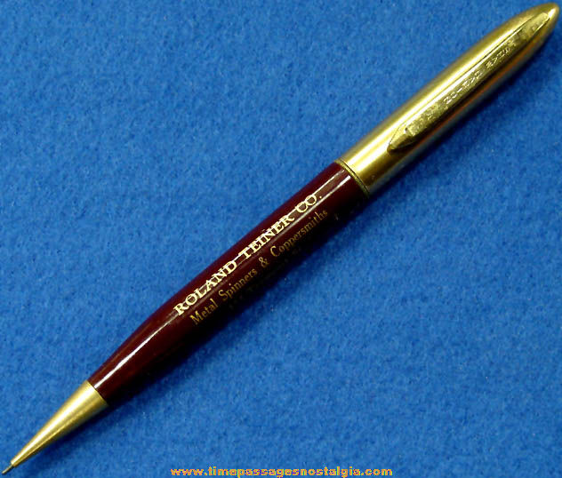 Old Roland Teiner Company Advertising Premium Shaw Barton Mechanical Pencil