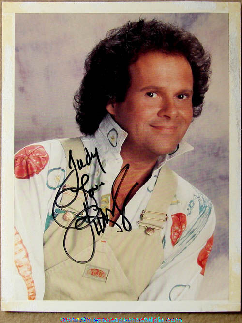 Old Richard Simmons Autographed Photograph