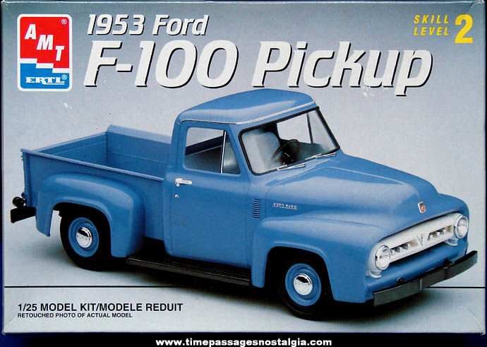 Boxed & Unbuilt AMT Ertl 1953 Ford F-100 Pickup Truck Model Kit