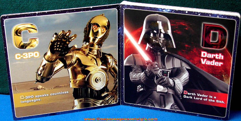 (5) Star Wars Movie Character Books and Game Disks