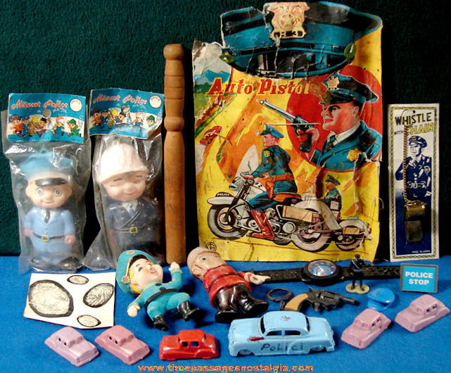 (19) Old Police or Policeman Related Children’s Toys