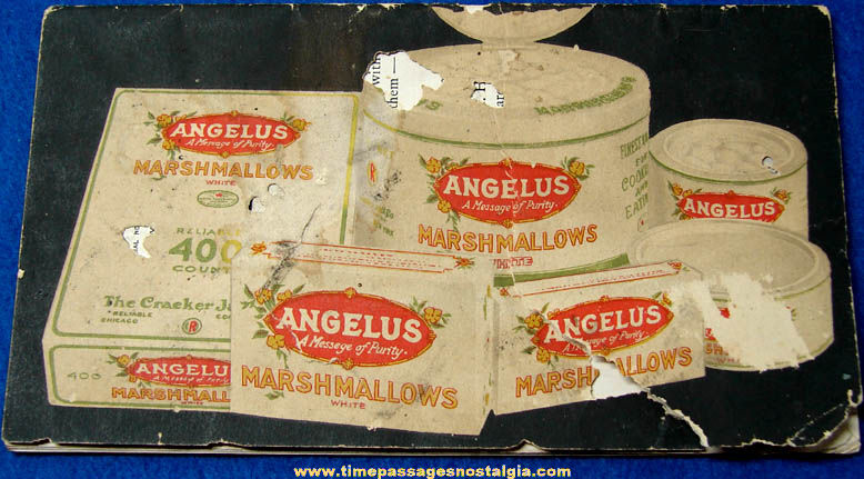 (3) Old Angelus & Campfire Marshmallows Advertising Premium Recipe Booklets