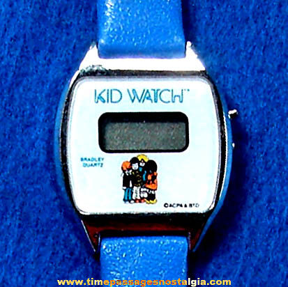 Old Unused Bradley Kid Watch Digital Quartz Wrist Watch