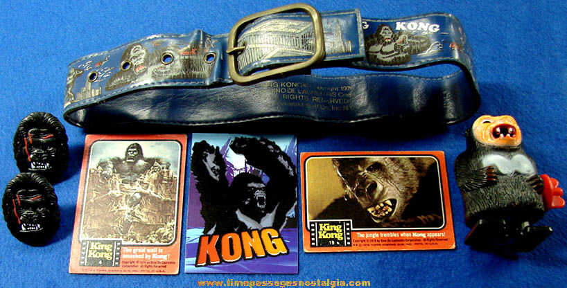 (7) King Kong Movie Gorilla Character Advertising Items