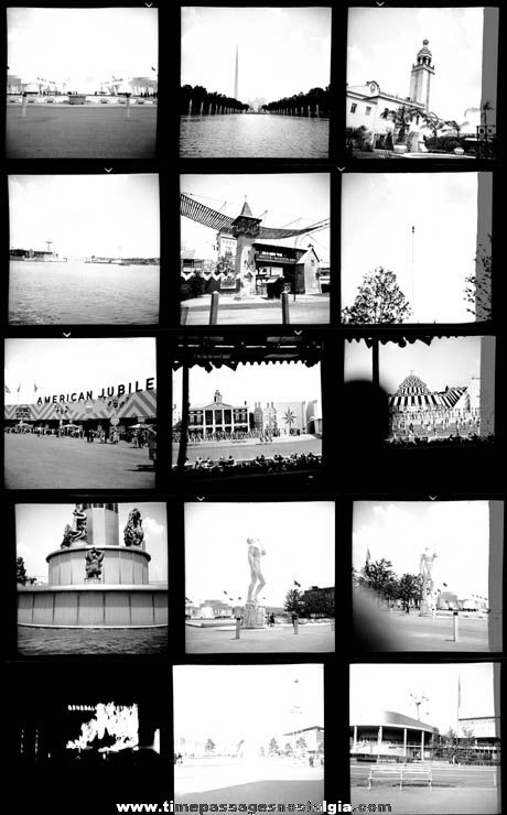 (27) 1939 - 1940 New York World’s Fair Visitor Photograph Negatives