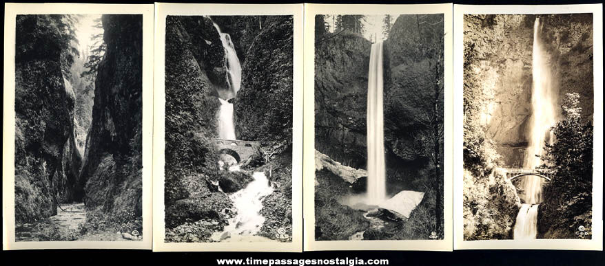 (20) Old Columbia River Highway Oregon Advertising Souvenir Photographs With Mailer Envelope