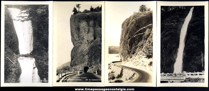 (20) Old Columbia River Highway Oregon Advertising Souvenir Photographs With Mailer Envelope