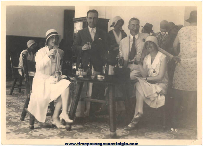 Old S. S. Caledonia Cruise Ship Souvenir Photograph