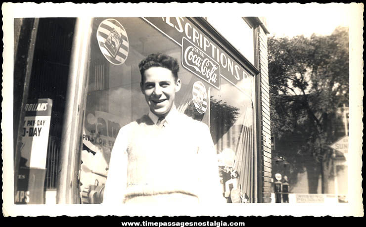 (16) 1930s & 1940s Drug Store Owners & Exterior Photographs