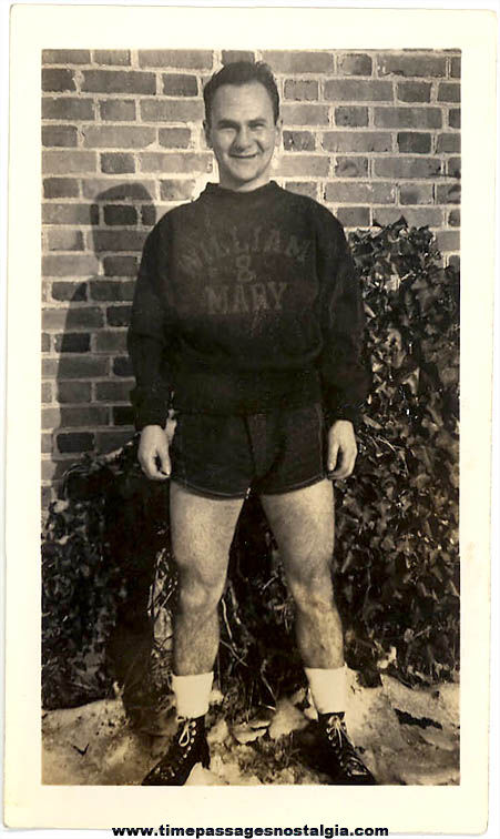 1934 College of William & Mary Athlete Photograph