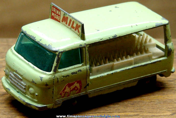 1960s Lesney Matchbox Commer Bottle Float Die Cast Toy Milk Delivery Truck