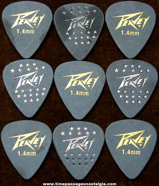 (9) Peavey Guitar Advertising Guitar Picks