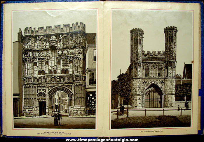Old Charles, Reynolds & Company Album of Canterbury Views Book