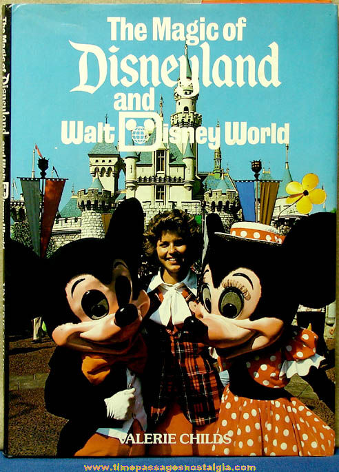 Large & Colorful 1979 The Magic of Disneyland and Walt Disney World Hard Back Book