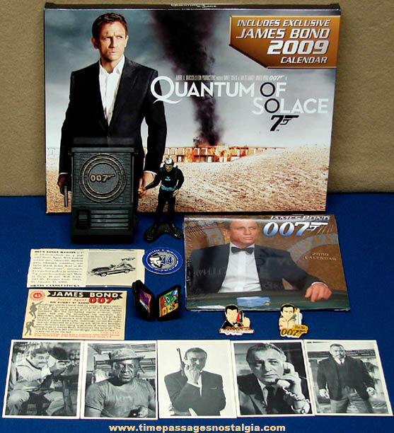 (15) James Bond Secret Agent 007 Character Items