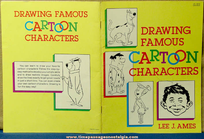 ©1979,1987 Drawing Famous Cartoon Characters Booklet