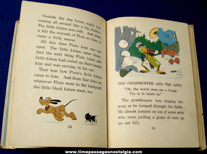 ©1939 Walt Disney Little Pig’s Picnic and Other Stories Character Hard Back Book