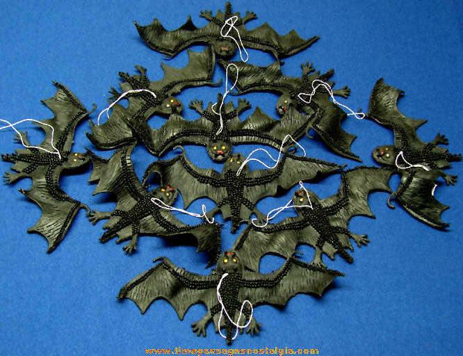 (10) Soft Black Rubber Toy Bat Animal Figures