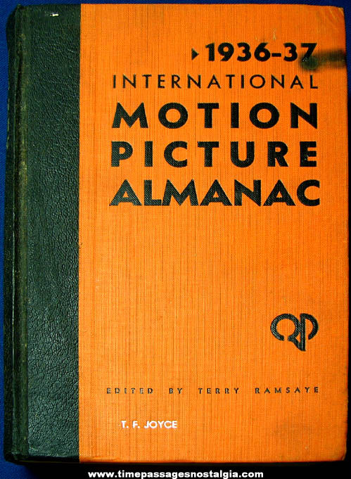 1936 - 1937 International Motion Picture Almanac Book