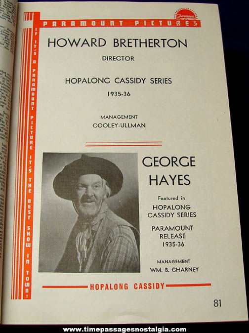 1936 - 1937 International Motion Picture Almanac Book