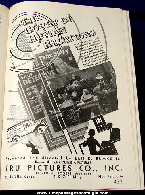 1936 - 1937 International Motion Picture Almanac Book