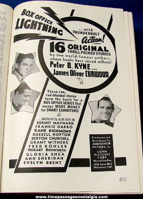 1936 - 1937 International Motion Picture Almanac Book