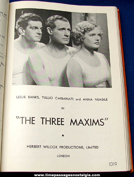 1936 - 1937 International Motion Picture Almanac Book