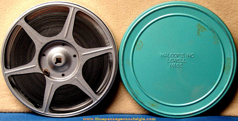 Old 16mm New Hampshire & Florida Home Movie Reel With Tin Canister