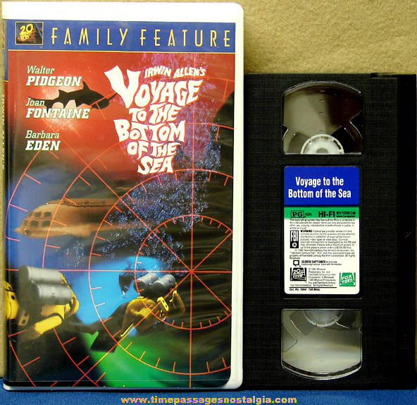 1961 Voyage To The Bottom of The Sea VHS Movie