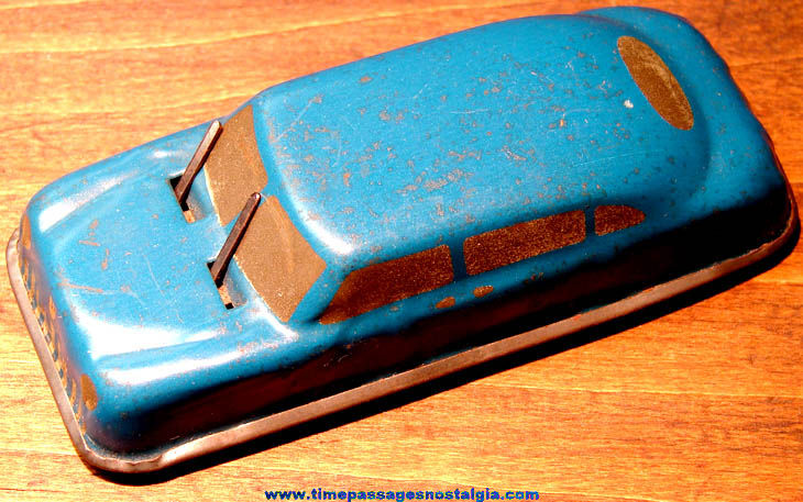 Old Argo Miniature Tin Toy Car with Windshield Wipers