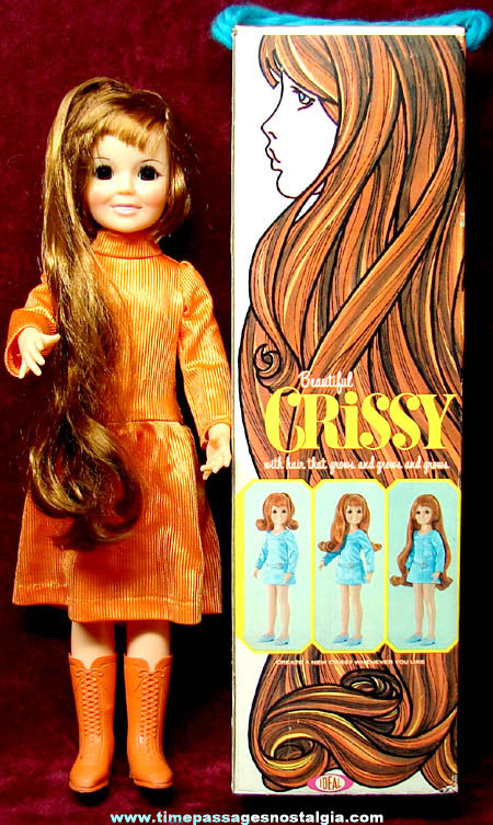 Boxed 1971 Ideal Toys Crissy Doll with Growing Hair