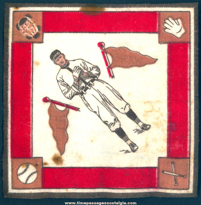 1914 Washington Senators Walter Johnson Baseball Player Tobacco Premium Blanket or Felt