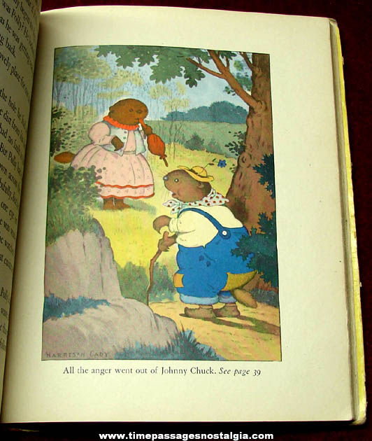 ©1944 Thornton Burgess The Adventures of Johnny Chuck Story Book