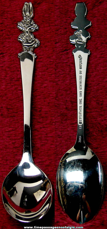 Unused Nestle Quik Rabbit Character Drink Mix Advertising Premium Mixing Spoon