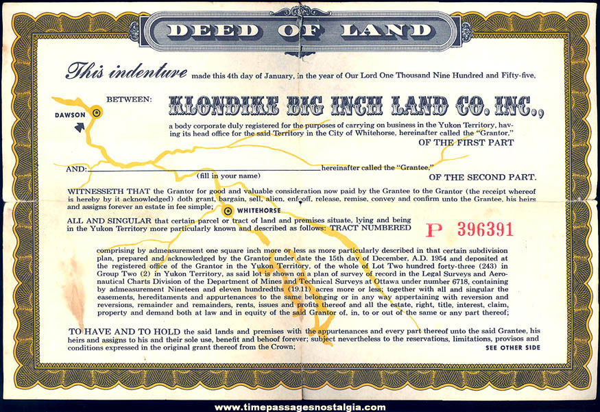 Inc. Klondike Big Inch Land Co 