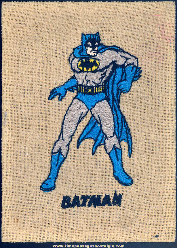 1966 National Periodical Publications Batman Character Needlepoint Picture
