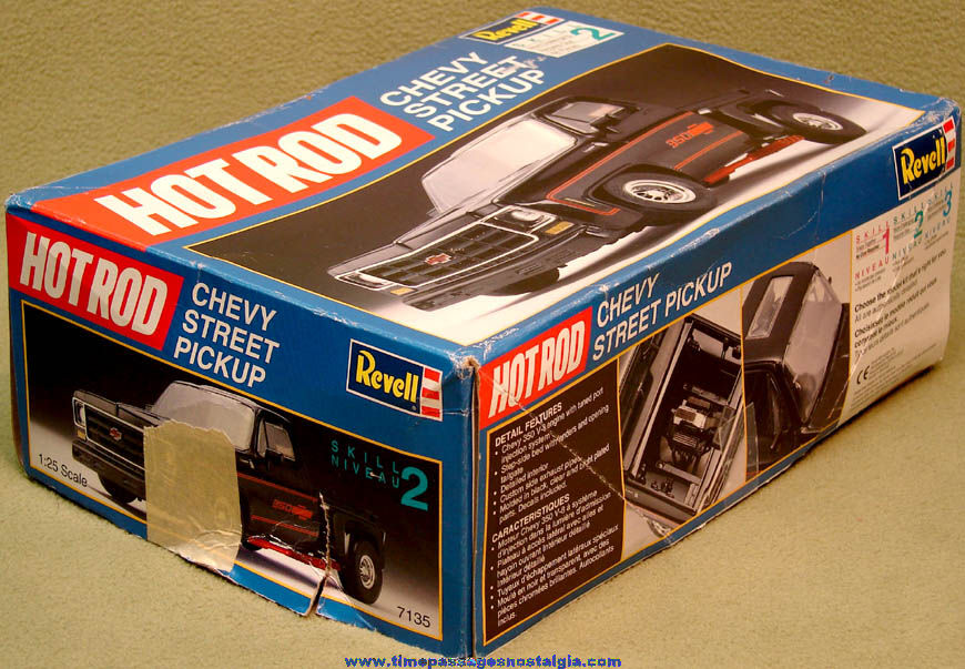 1993 Unassembled Revell Hot Rod Chevy Street Pickup Truck Plastic Model Kit
