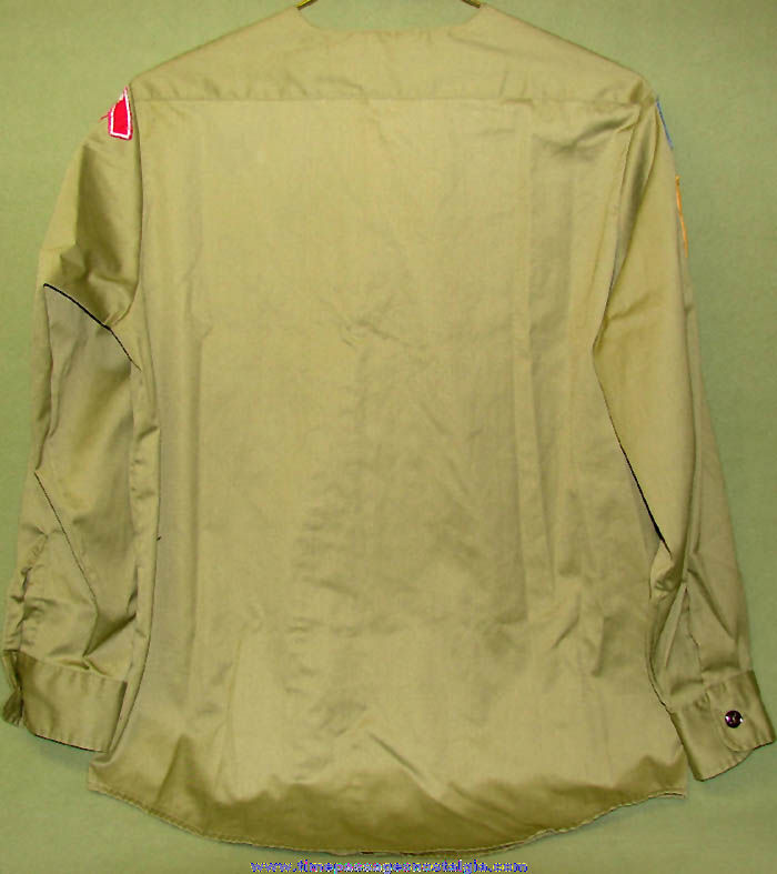 Old Boy Scout Uniform Shirt with Patches Pants & Neckerchief