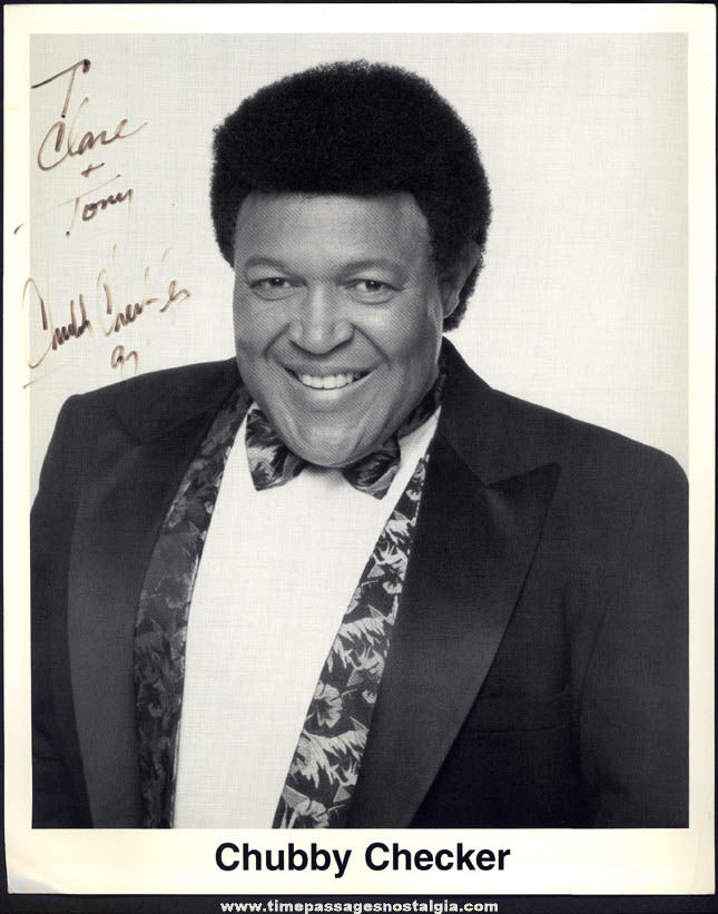 1997 Chubby Checker Autographed Photograph