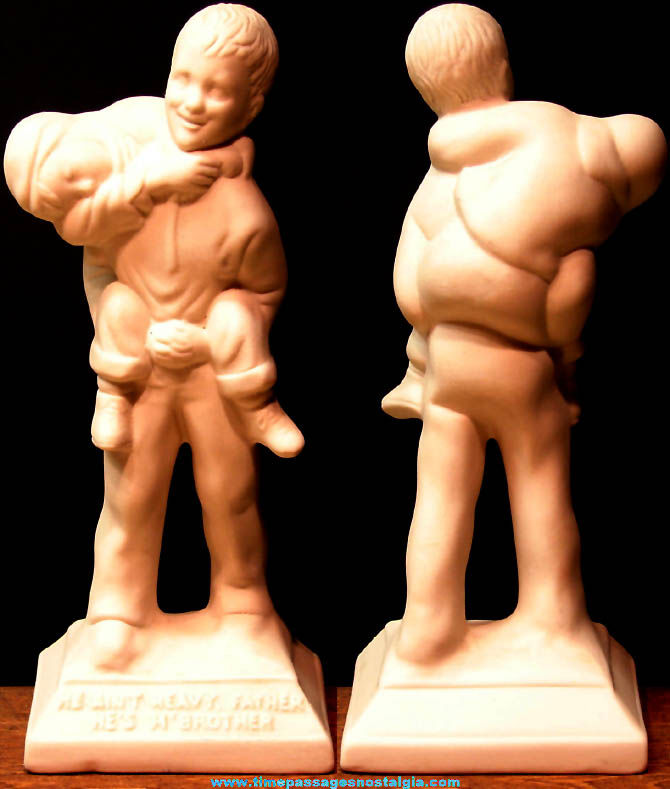 Old Porcelain Father Flanagan’s Boystown Nebraska Advertising Statue Figurine