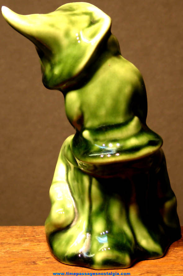 Old Puck Character Elbee Art Porcelain Figurine Statue