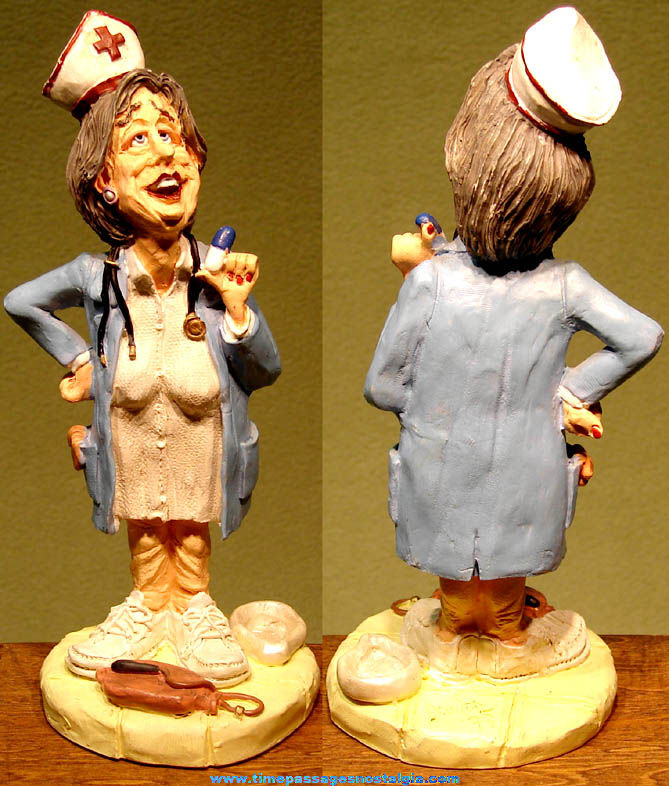 Russ Berrie & Company Comical Hospital Nurse Figurine