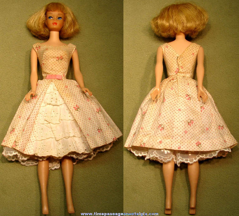 ©1958 & ©1962 Mattel Barbie or Midge Character Toy Doll with 1962 Dress