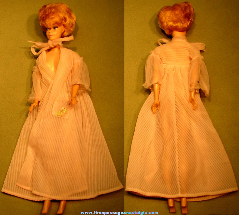 ©1958 & ©1962 Mattel Barbie or Midge Character Toy Doll with 1959 - 1964 Robe