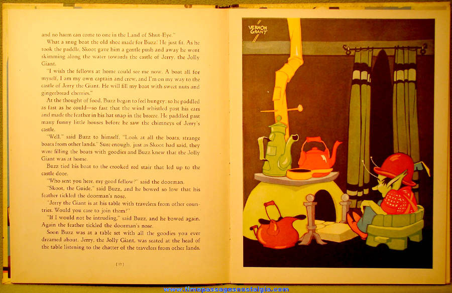 Colorful ©1934 Tinker Tim The Toy Maker Vernon Grant Book