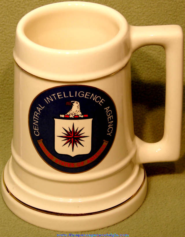 Large United States Central Intelligence Agency CIA Advertising Ceramic Mug