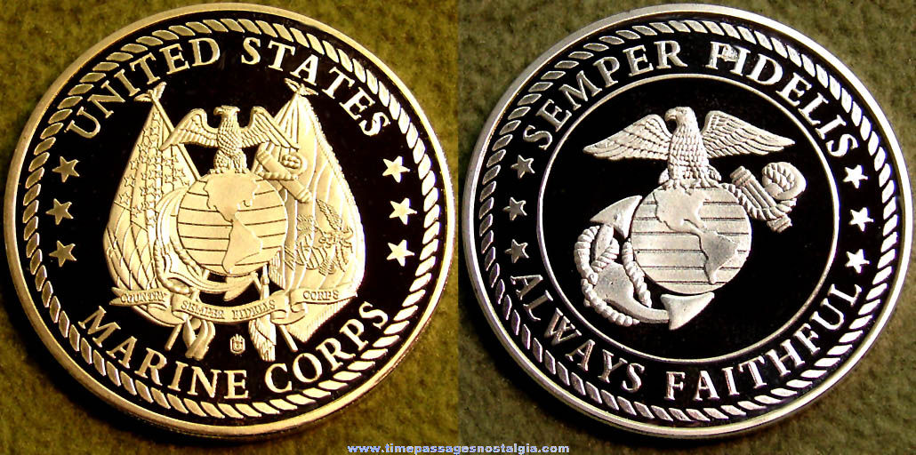 United States Marine Corps Semper Fidelis Medal Coin