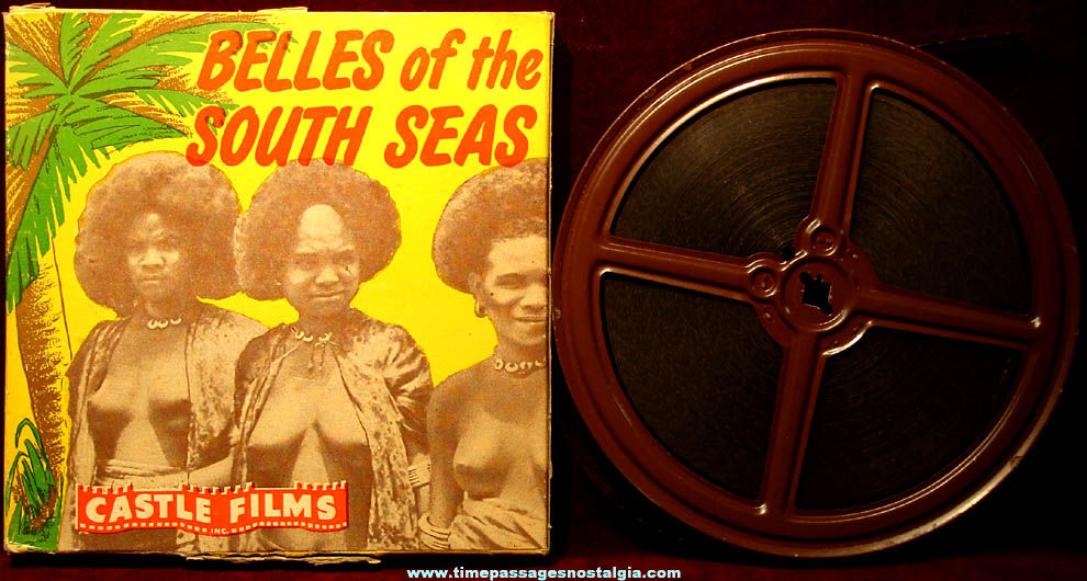 1944 Belles of The South Seas Castle Films 16mm Movie with Box